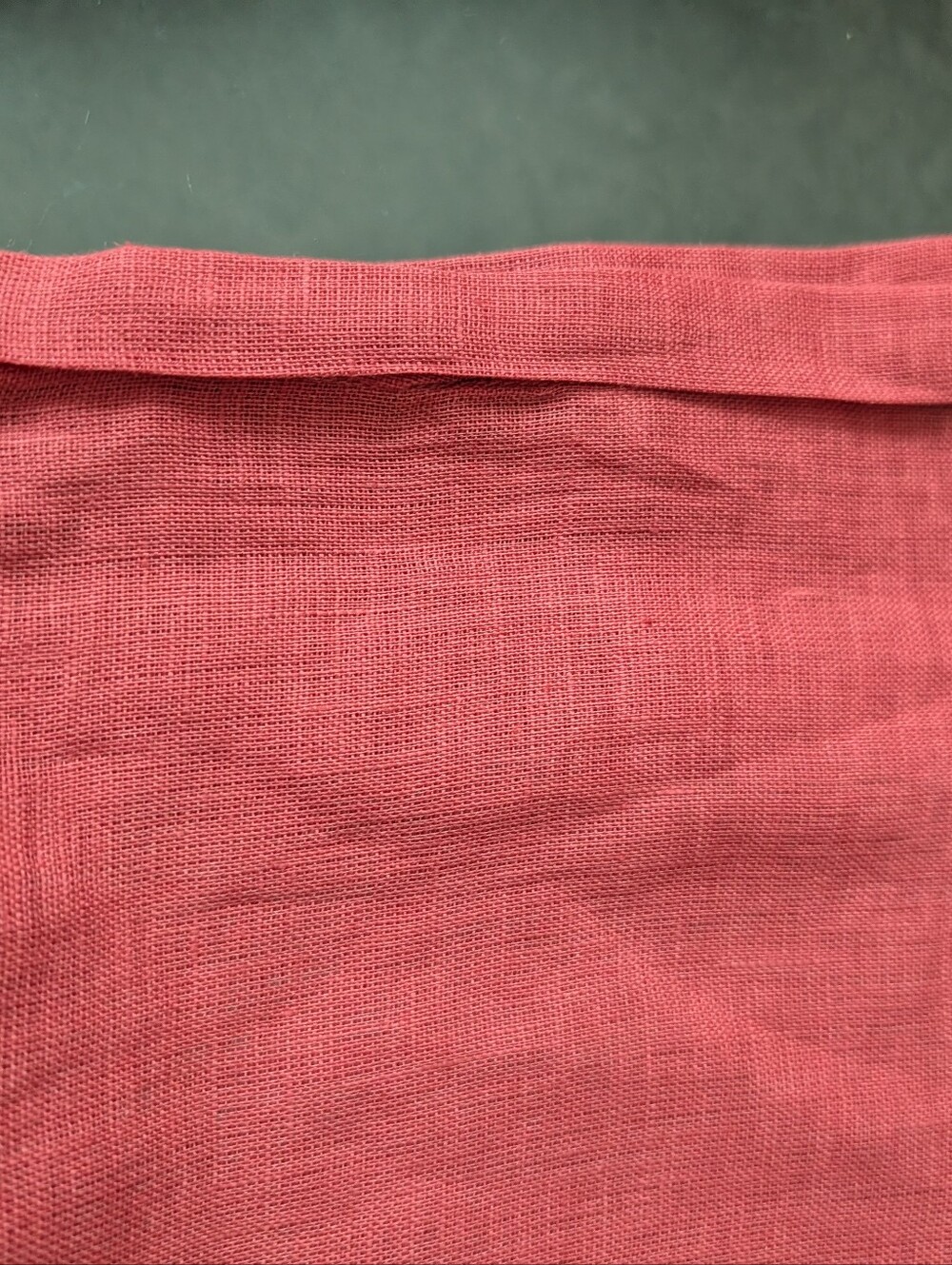 C & C California 100% Linen Rust Cap Sleeve Blouse Size M - Picture 9 of 16